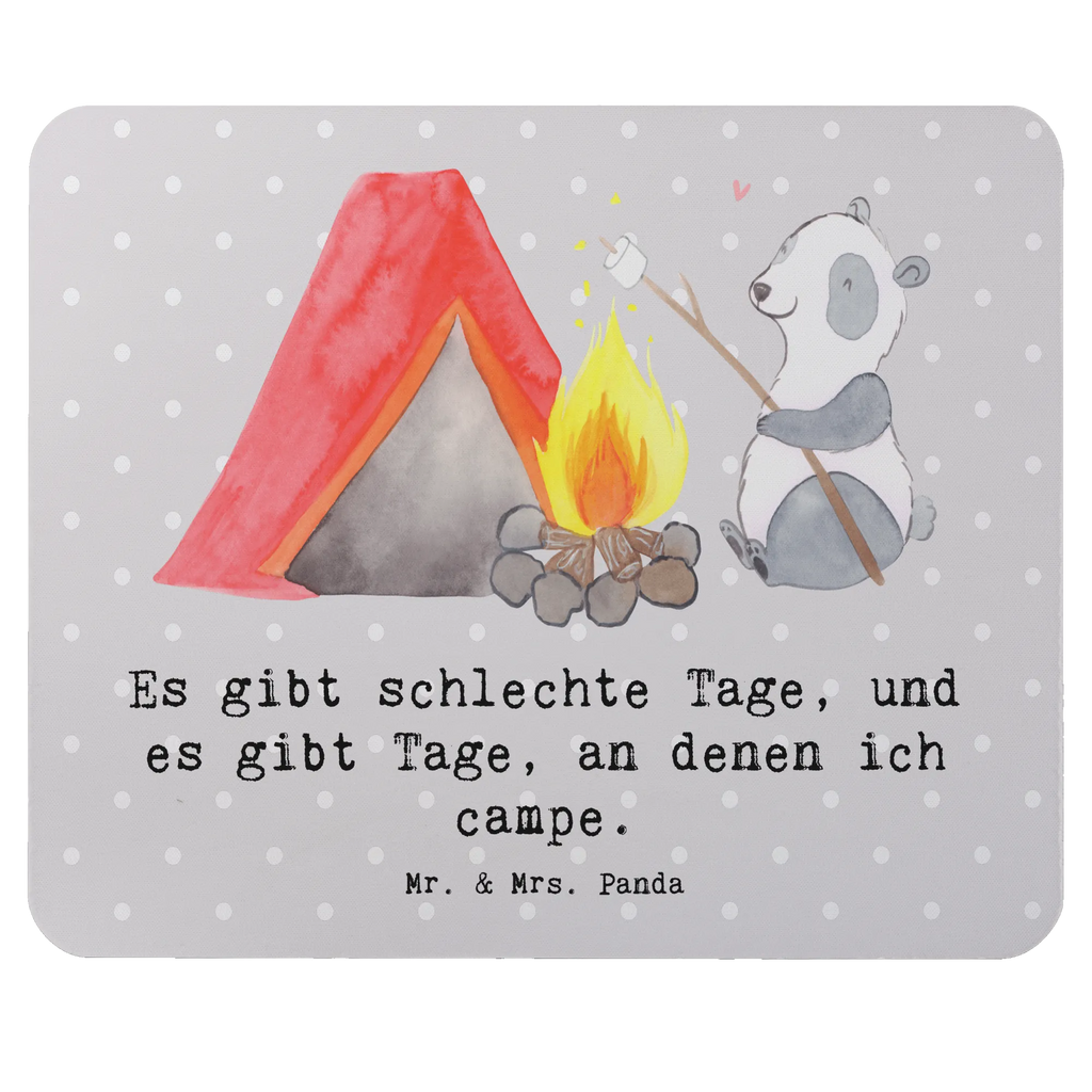 Mouse mat panda Camp Motif, Gift, Mouse, Work, Office, Student, Print, saying, Pad, Mouse Pad, PC, Study, fun, mousepad, sport, hobby, giving, thank you, award, profit, athlete, Camping, go camping, camping, campsite