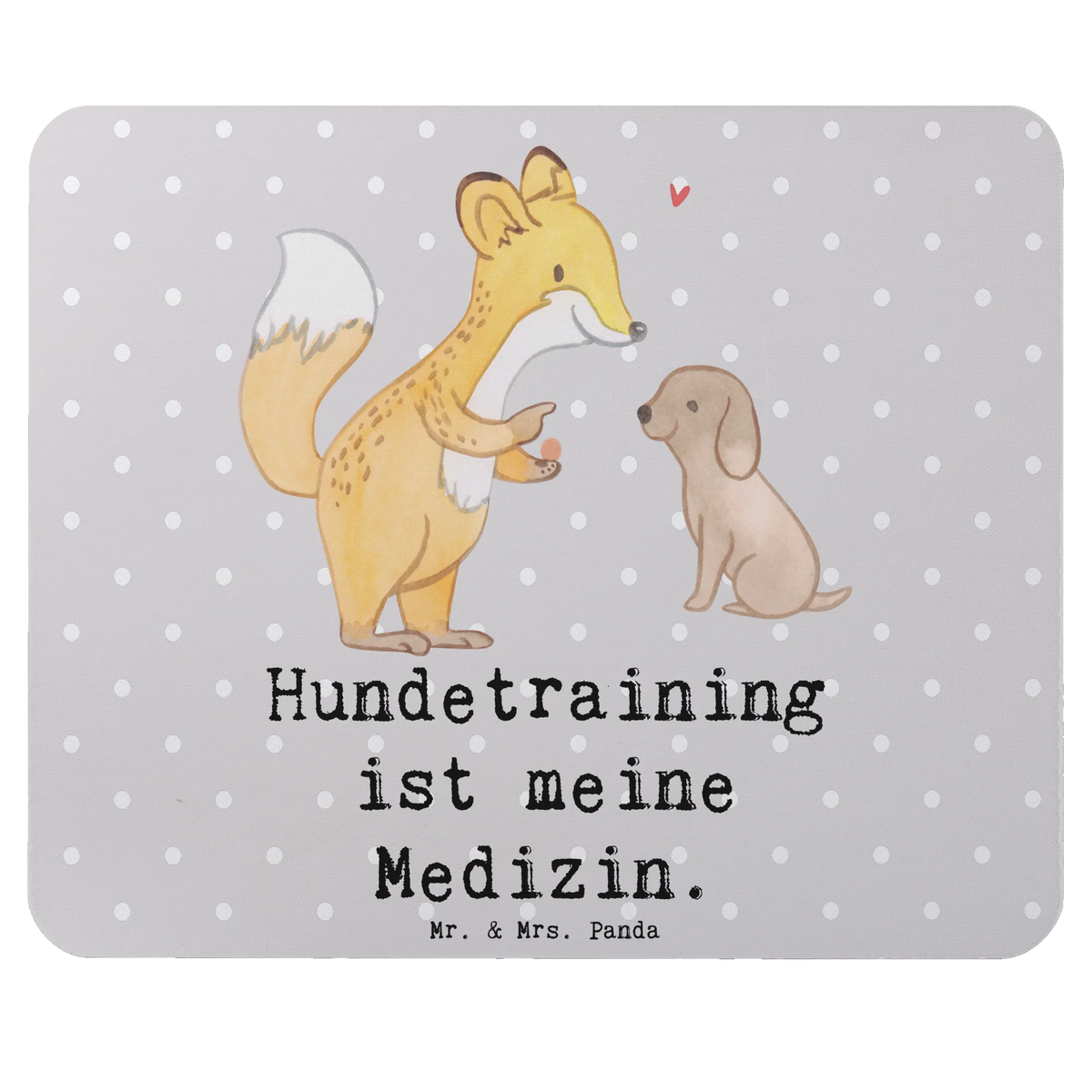 Mauspad Fuchs Hundetraining