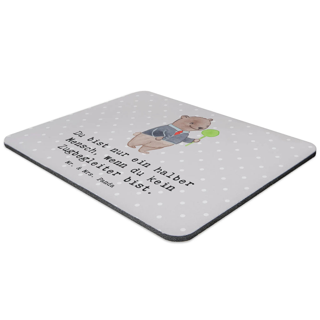 Mauspad Zugbegleiter mit Herz Mousepad, Mauspad, Einzigartiges Mauspad, Arbeitszimmer, Mausunterlage, Computer zubehör, Büroausstattung, Mauspad Büro, PC Zubehör, Designer Mauspad, Beruf, Ausbildung, Jubiläum, Abschied, Rente, Kollege, Kollegin, Geschenk, Schenken, Arbeitskollege, Mitarbeiter, Firma, Danke, Dankeschön