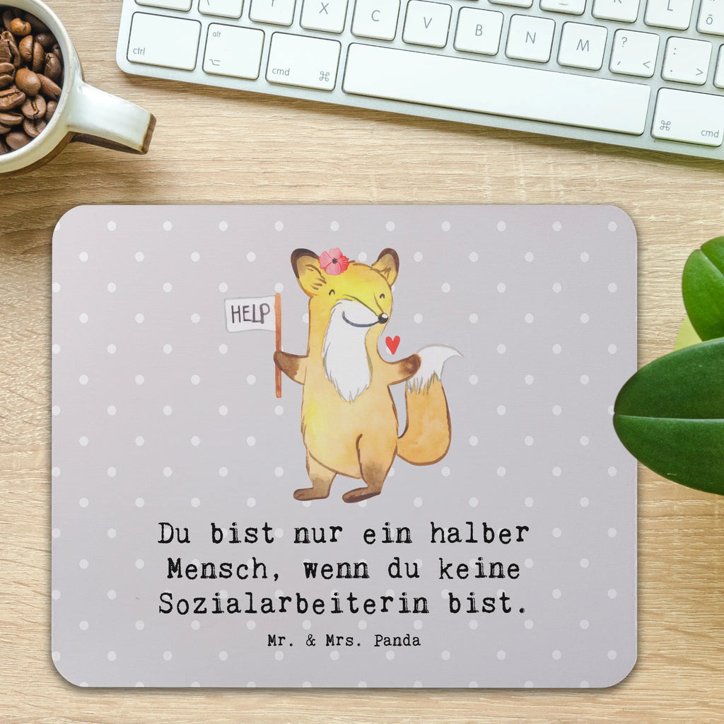 Mouse mat social worker Heart PC, Mouse Pad, Student, Print, Office, fun, Mouse, Work, Gift, Study, Pad, Motif, saying, mousepad, gift, gift idea, best, farewell gift, passing exam, anniversary, retirement, promotion, job start, sayings, funny, profession