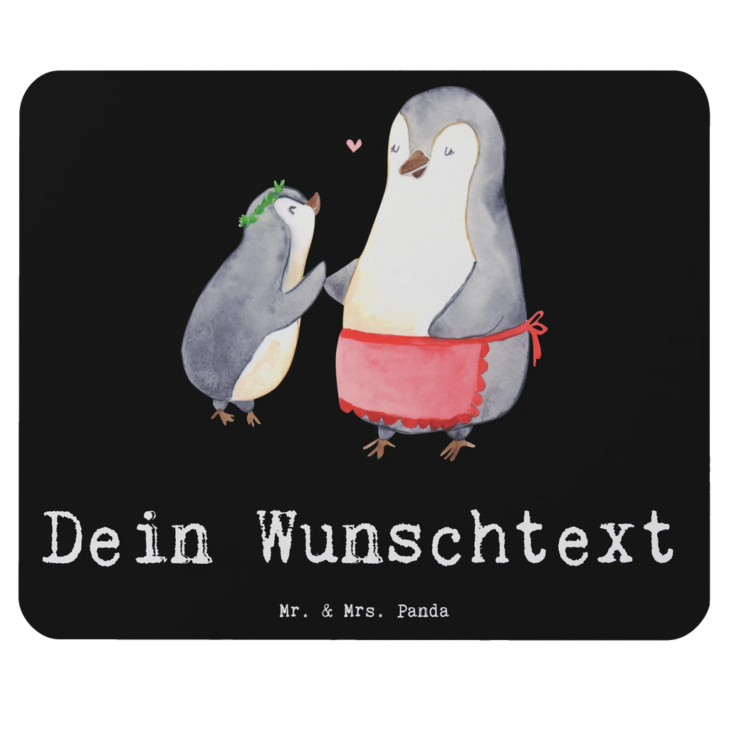 Personalised mouse mat penguin Best mom in the world for, thank you, gift, giving, birthday, birthday present, gift idea, souvenir, make you happy, gift tip, Best Mom, Mother&#39;s Day, Thank You, Mommy, Daughter, Super Mom, Son, Mother, Mutti, Mama, Best, Ma