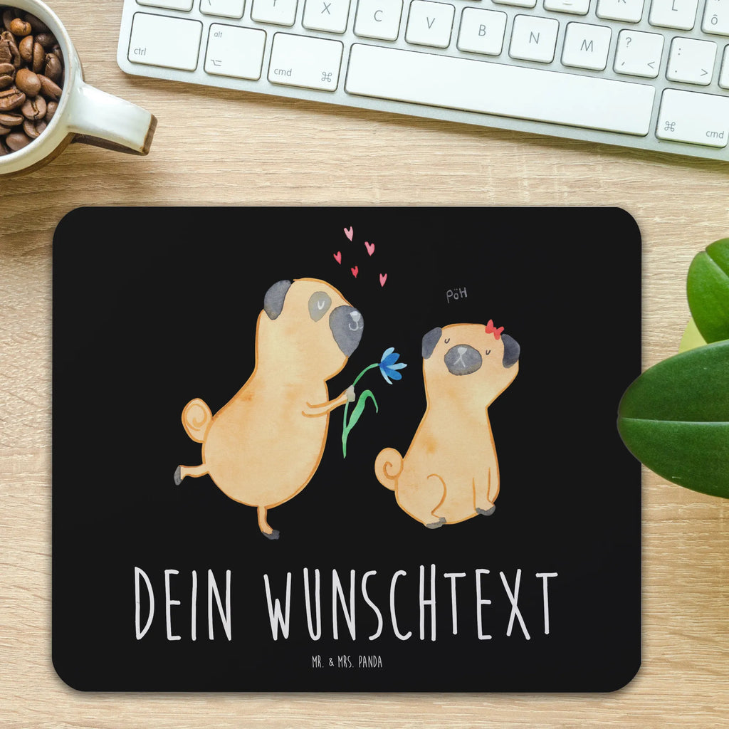 Personalised mouse mat pug In love dog, mutt, hound, woof, dog mama, dog breed, love dogs, love for dogs, dog decorative items, bag with dog print, funny gifts for dog owners, what do you give a dog lover, Christmas gifts for dogs, gifts for dogs, dog sayings, partner, dog love, gift friend, love, Pug, boob, love saying. Engaged, in love