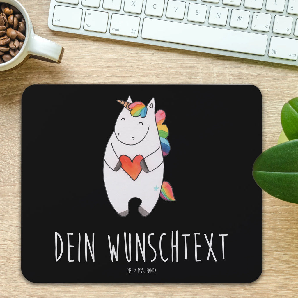 Personalised mouse mat unicorn Heart unicorn, unicorns, girlfriend gift, Unicorn, girlfriend present, bad girl, funny, heart, different, evil, bad