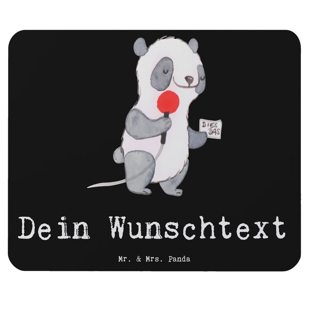 Personalised mouse mat Sports reporter heart gift, gift idea, best, farewell gift, passing exam, anniversary, retirement, promotion, job start, sayings, funny, profession