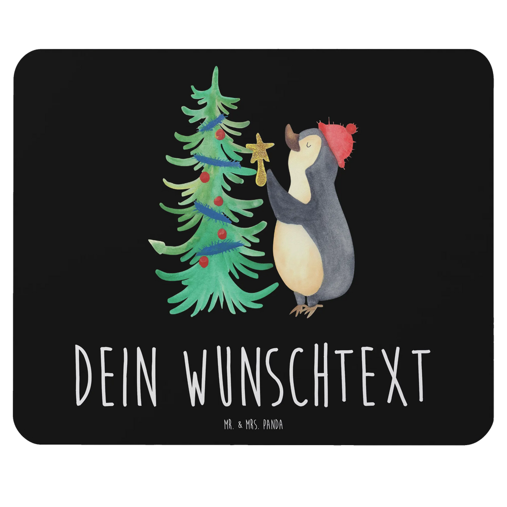 Personalised mouse mat penguin Christmas tree Winter, Christmas, Christmas time, snow, Penguin