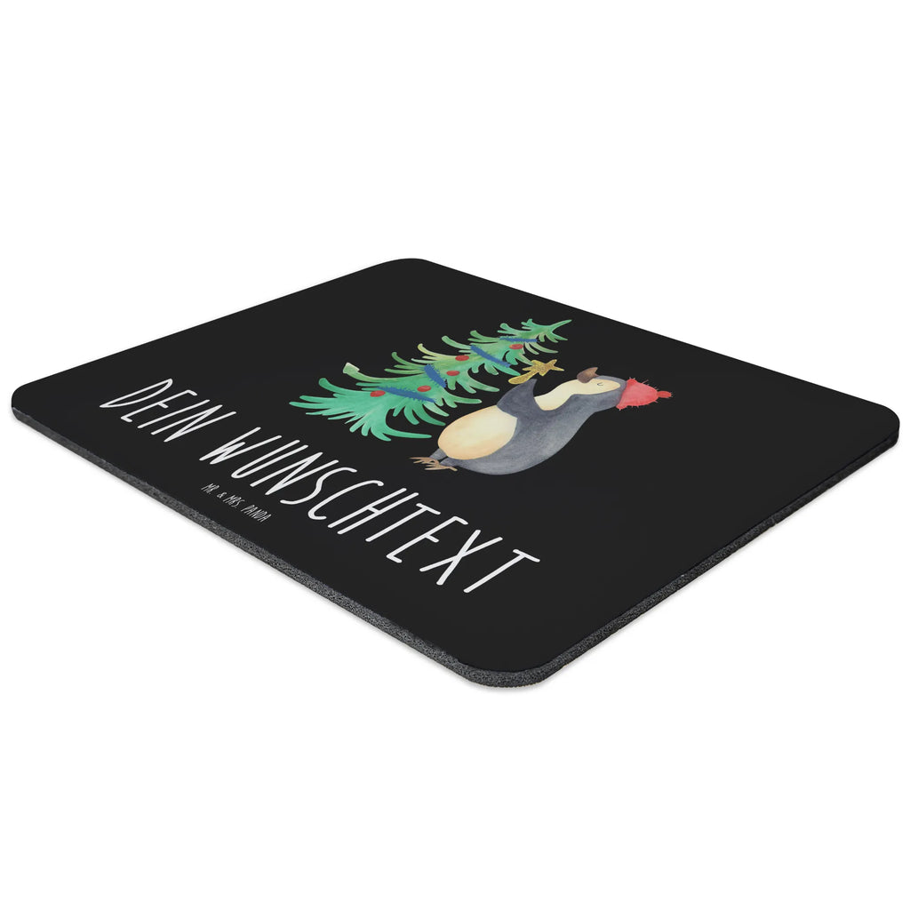 Personalised mouse mat penguin Christmas tree Winter, Christmas, Christmas time, snow, Penguin