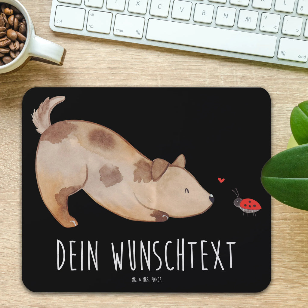 Personalizowana podkładka pod mysz pies biedronka Pies, motyw psa, zwierzę domowe, rasa psa, miłośnik zwierząt, właściciel psa, powiedzenia