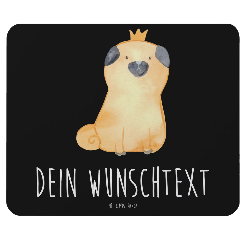 Personalised mouse mat pug Crown dog, mutt, hound, woof, dog mama, dog breed, love dogs, love for dogs, dog decorative items, bag with dog print, funny gifts for dog owners, what do you give a dog lover, Christmas gifts for dogs, gifts for dogs, dog sayings, dog owners. Saying, allergic, house rules, childless, Pug, funny