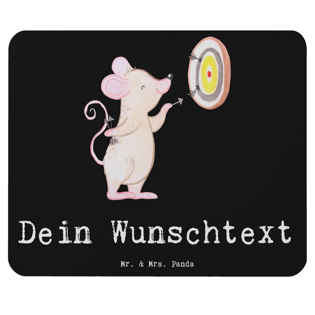 Personalised mouse mat Mouse play darts Gift, sport, hobby, giving, thank you, award, profit, athlete, Play darts, darts, darts tournament