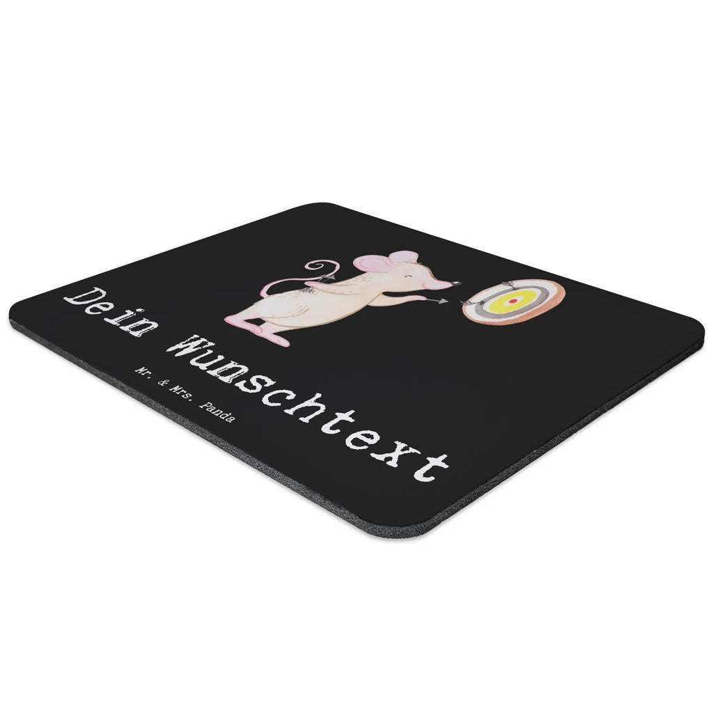 Personalised mouse mat Mouse play darts Gift, sport, hobby, giving, thank you, award, profit, athlete, Play darts, darts, darts tournament