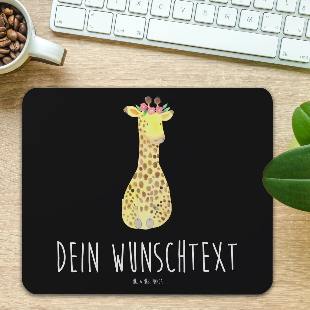 Personalizowana podkładka pod mysz żyrafa Wieniec kwiatów Mauspad mit Namen, Mauspad mit Namen Gestalten, Personalisiertes Mousepad, Arbeitszimmer Geschenk, Büro Geschenk, Mouse Pad mit Namen, Personalisiertes Mauspad, Selbst Bedrucken, Mauspad Bedrucken, Personalisiertes Mouse Pad, Individuelles Mauspad, Mousepad Bedrucken, Mausmatte, Mousepad mit Namen, Mausunterlage, Namensaufdruck, Afrika, Wildtiere, Selbstliebe, Abenteurer, Blumenkranz, Giraffe, Freundin