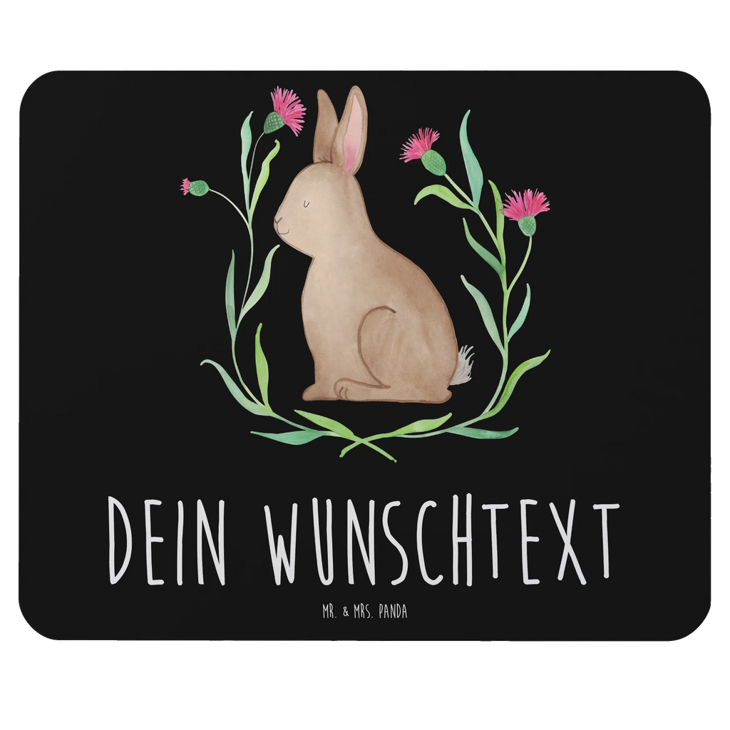 Personalised mouse mat Hare Sit Easter, Easter bunny, Hare, Easter greetings, Rabbit, Easter flower, Greetings, Happy Easter, Love