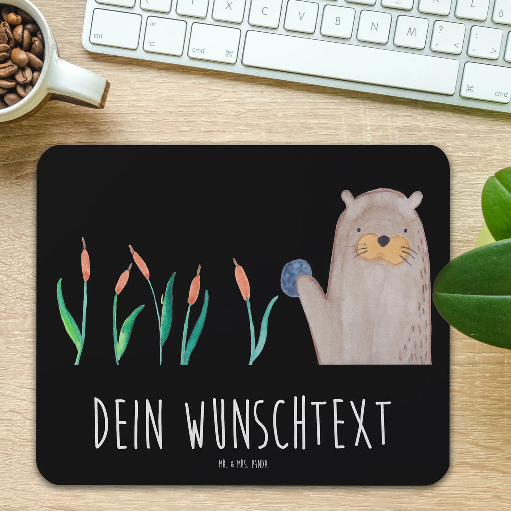 Personalised mouse mat otter Stone otter, marten, sea otter, European otter, water mammal, aquatic animal, baby otter, predator, water, otter gifts, animal lover, gift ideas for animal lovers, animal, mammal, water animal, gifts for people in love, Otter Sea Otter Lake Otter