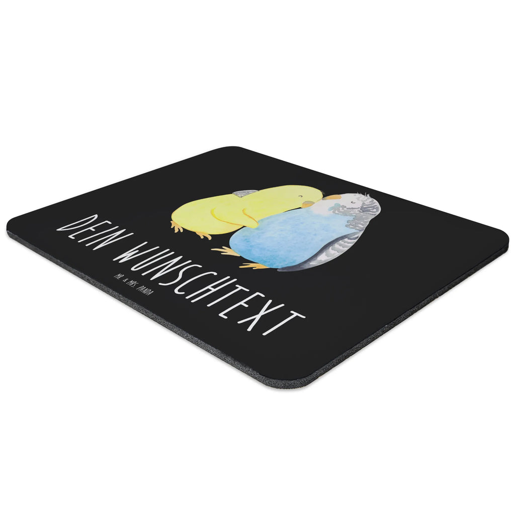 Personalised mouse mat Parakeets in love Love, Loving, Two, Together, Marriage, Engagement, Proposal of marriage, Love gift, gift for her, gift for him, anniversary gift, budgie, closeness, birds, love, trust, cuddling