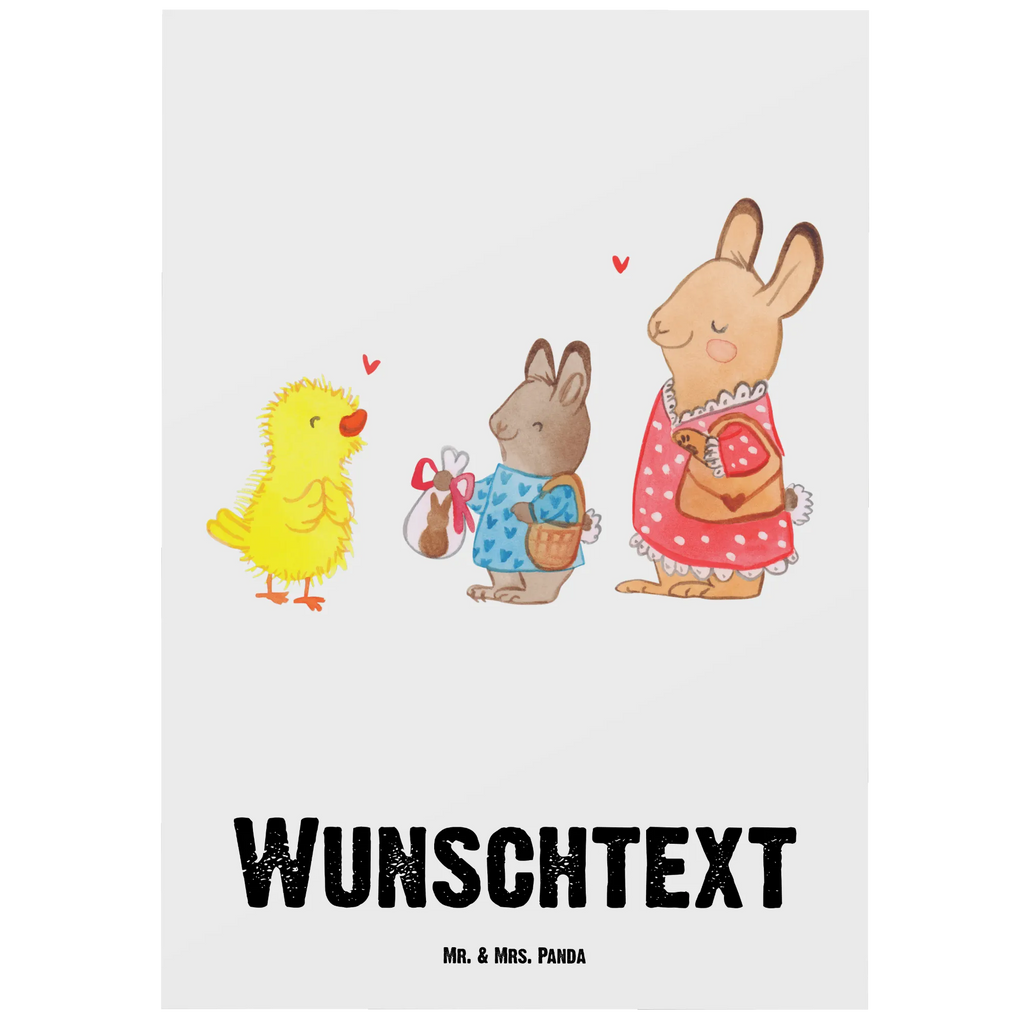 Personalised postcard Easter Gifts Easter, Easter bunny, spring, rabbit, Easter eggs, chick, Easter gifts, Easter greetings, chocolate bunny, spring fever
