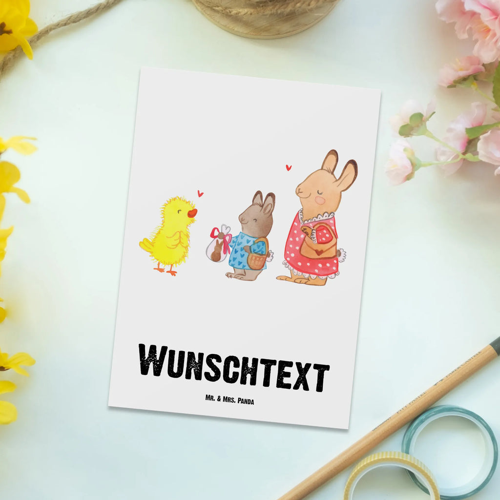 Personalised postcard Easter Gifts Easter, Easter bunny, spring, rabbit, Easter eggs, chick, Easter gifts, Easter greetings, chocolate bunny, spring fever