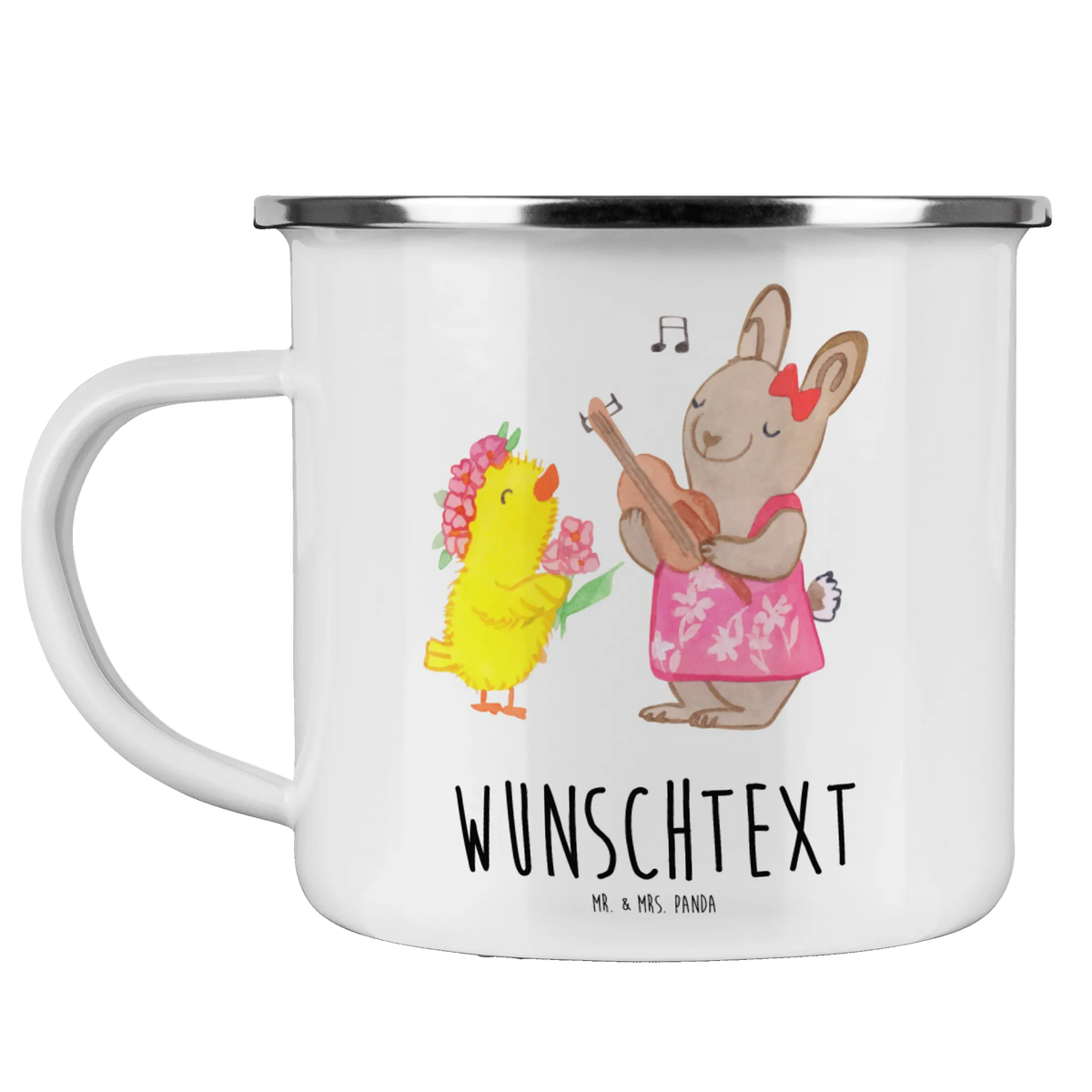 Spersonalizowany kubek emaliowany Wielkanoc Wiosenne uczucia Wielkanoc, zajączek wielkanocny, prezenty wielkanocne, gniazdo wielkanocne, dekoracje wielkanocne, prezenty na Wielkanoc, prezent wielkanocny, prezenty wielkanocne dla dzieci, Wielkanoc dla dzieci