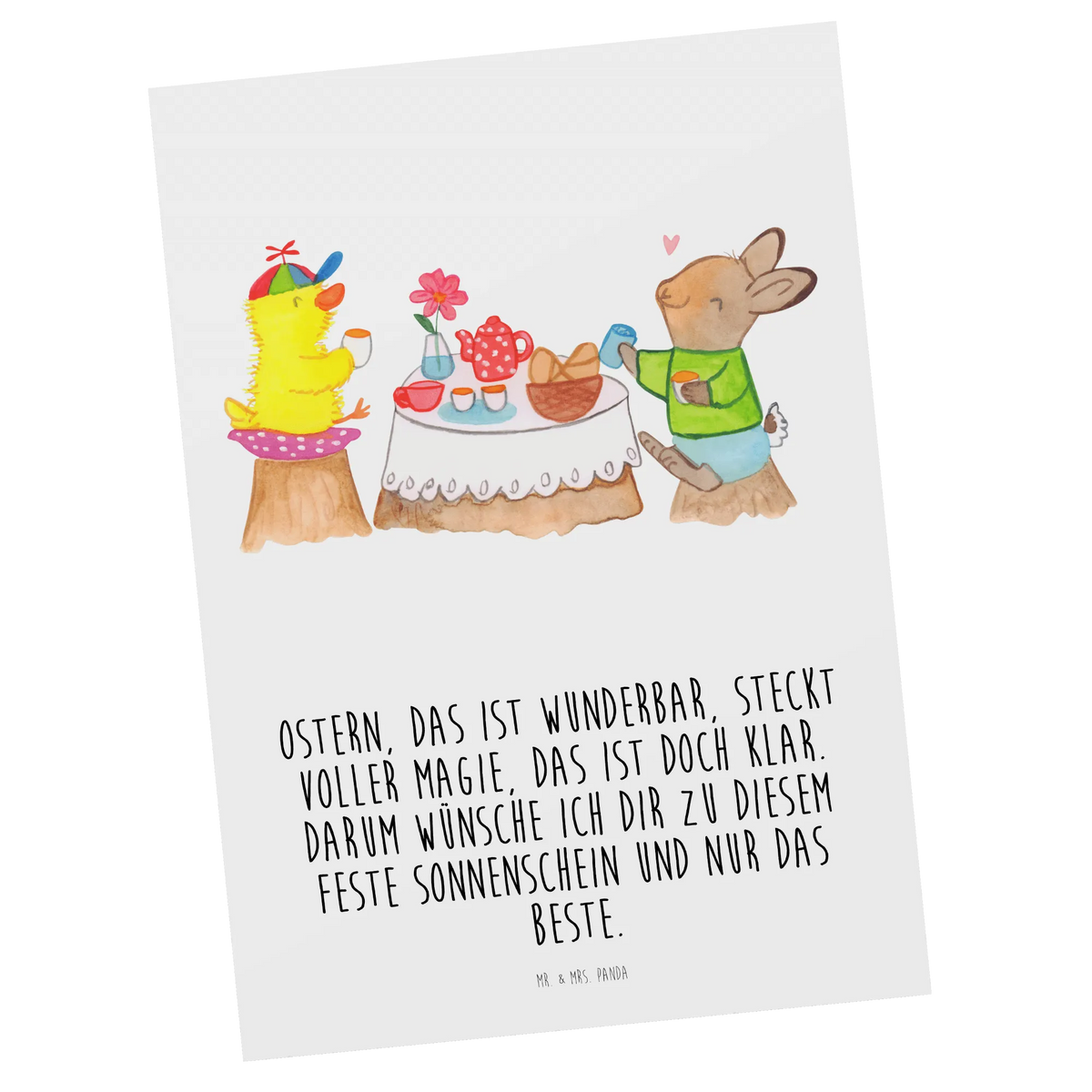 Postkarte Ostern Frühstück Fotokarte, Postkarte, spruchkarte, Grußkarte, kunstkarte, Designkarte, einzelkarte, Ansichtskarten, Ansichtskarte, Motivkarte, bildkarte, Postkarten, Kunstkarten, Ostergeschenke, Geschenke zu Ostern, Ostern Geschenk, Osternest, Ostergeschenke Kinder, Ostern Kinder, Osterdeko, Ostern, Osterhase, Hase, Picknick, Frühling, Ostereier, Frühstück, Küken, Osterfrühstück, Frühlingsgefühle, Ostergrüße, Osterküken