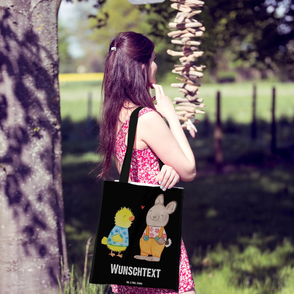 Personalised tote bag Easter Friendship Easter, Easter bunny, Easter chick, friendship, spring, chick, Easter gifts, bunny, Easter eggs, token of love, spring fever, Easter greetings, love