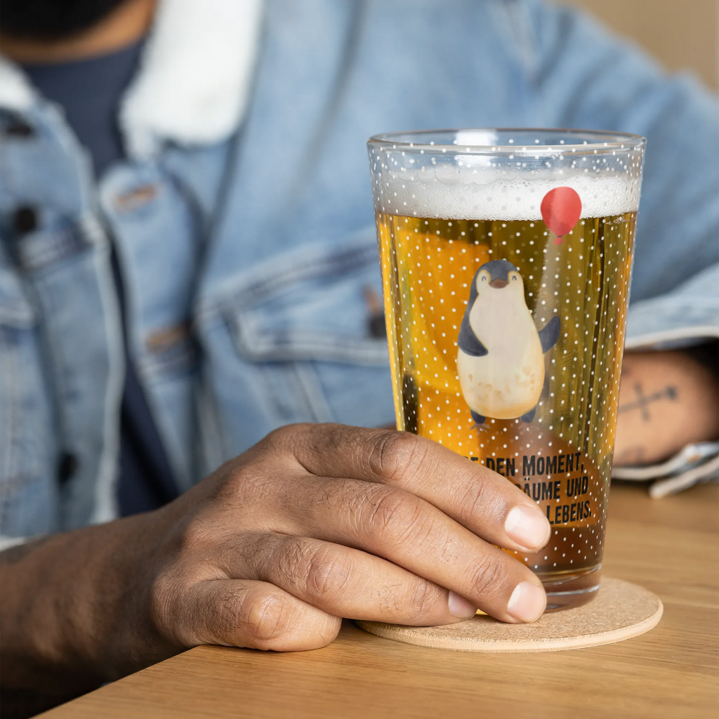 Premium drinking glass Penguin balloon lead-free crystal glass, water glass, luxury drinking glass, premium glassware, stemware, tumbler, beer glass, cocktail glass, barware, glass, dishwasher safe glass, drinking glass, highball glass, pint glass, Penguin, North Pole, Winter, Penguins, best friend, motivation, love of life, new life, love, gift idea, daydreams, new start, penguins, happiness, gift girlfriend, balloon