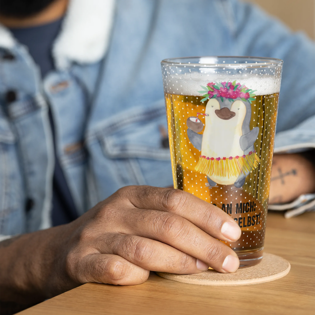 Premium drinking glass Penguin coconut drinking glass, luxury drinking glass, lead-free crystal glass, water glass, glass, barware, beer glass, dishwasher safe glass, stemware, cocktail glass, pint glass, premium glassware, tumbler, highball glass, Penguin, North Pole, Winter, Penguins, coconut, Hawaii, aloha, penguins, vacation