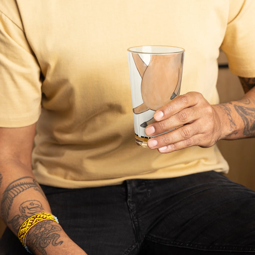 Szklanka do picia premium leniwiec ptak Leniwiec, prezent z leniwcem, dekoracja z leniwcem