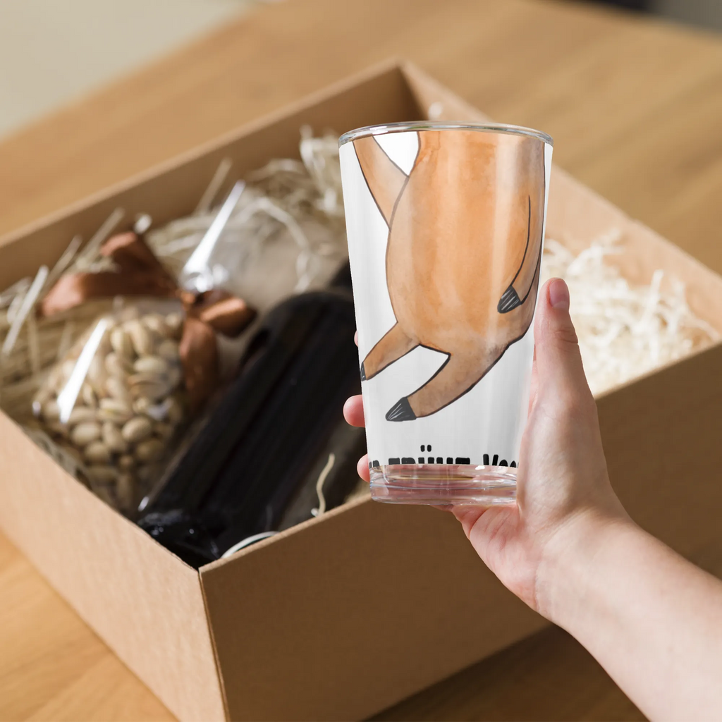 Szklanka do picia premium leniwiec ptak Leniwiec, prezent z leniwcem, dekoracja z leniwcem