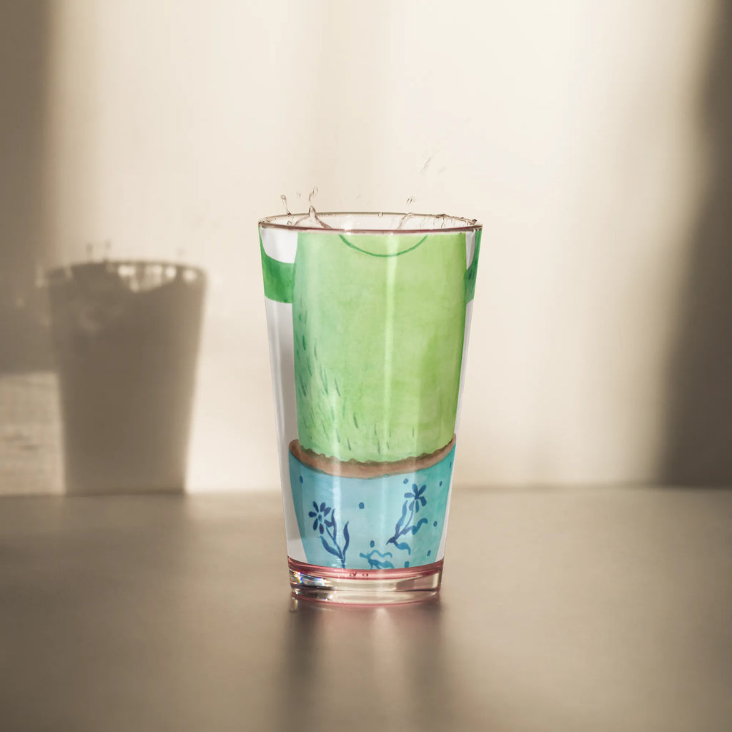 Premium drinking glass cactus happy highball glass, dishwasher safe glass, premium glassware, water glass, pint glass, beer glass, barware, stemware, glass, drinking glass, cocktail glass, luxury drinking glass, lead-free crystal glass, tumbler, cactus, cactuses, plants, cactus plant, small green cactus, office life, education, motivation, colleague, new start, saying, funny, friend, mother, cacti, child protection, family, office