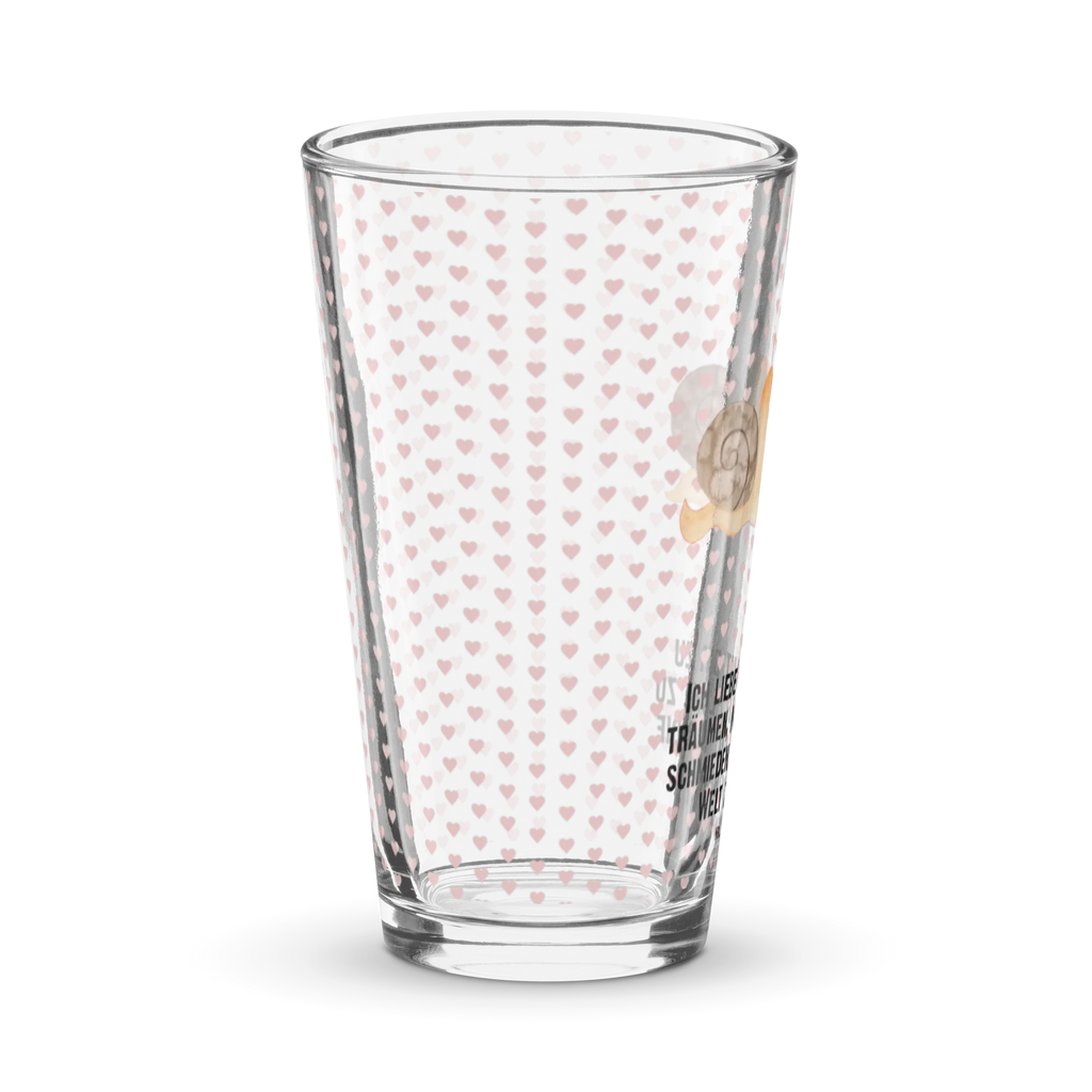 Szklanka do picia premium Miłość ślimaków Miłość, partner, przyjaciel, przyjaciółka, mąż, żona, wesele, zaręczyny, prośba o rękę, prezent miłosny, rocznica, dzień ślubu