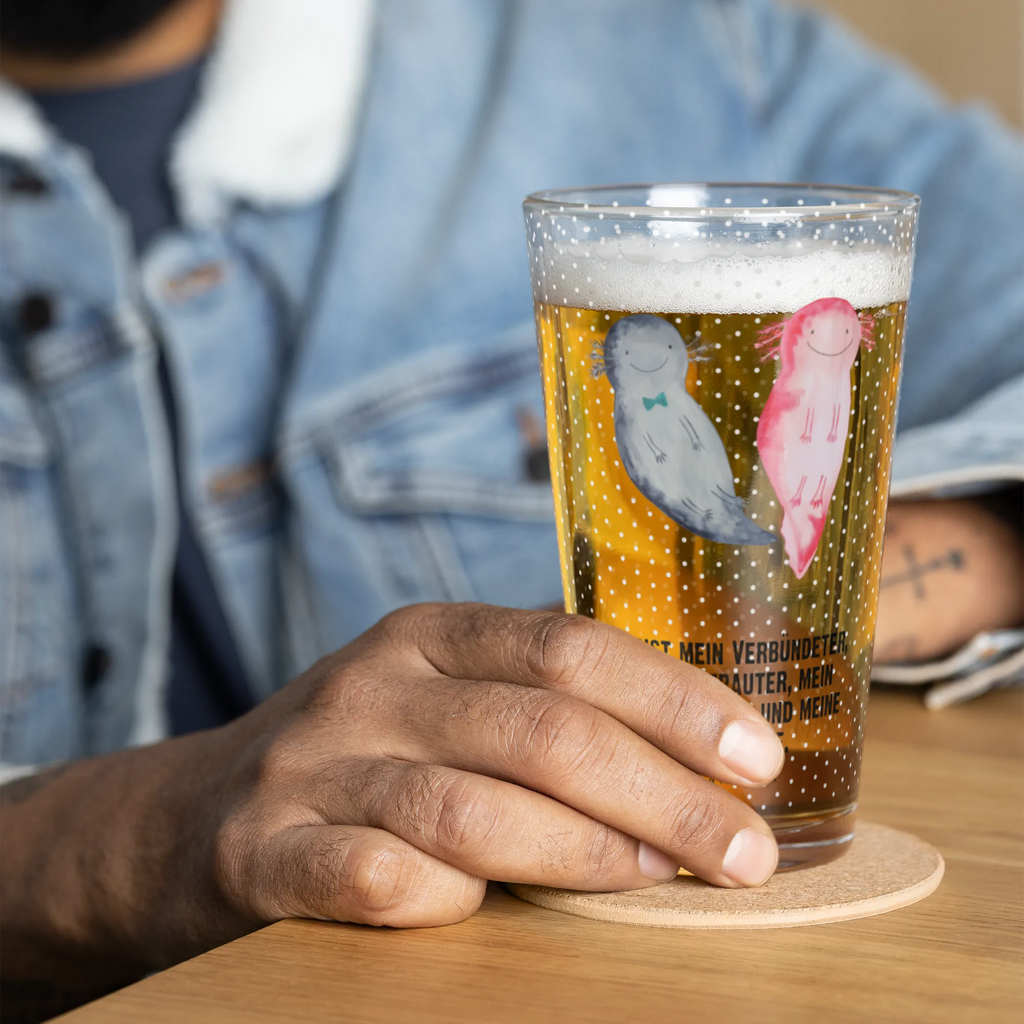 Premium drinking glass axolotl Girlfriend highball glass, stemware, premium glassware, luxury drinking glass, water glass, barware, tumbler, lead-free crystal glass, cocktail glass, beer glass, dishwasher safe glass, glass, pint glass, drinking glass, Axolotl, Axelotl, marine animals, Mexican walking fish, salamander, love, great love, friend, proof of love, fiancé, husband, anniversary, amphibian, valentine's day, axolot, tail, axolotl