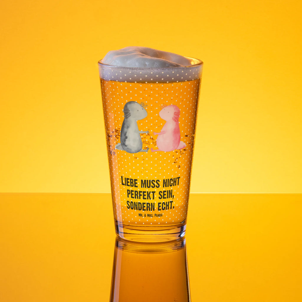 Premium drinking glass axolotl Love lead-free crystal glass, glass, dishwasher safe glass, tumbler, barware, beer glass, pint glass, water glass, drinking glass, luxury drinking glass, stemware, highball glass, premium glassware, cocktail glass, Axolotl, Axelotl, marine animals, Mexican walking fish, salamander, anniversary, husband, fiancé, tail, valentine's day, axolot, amphibian, axolotl, proof of love, great love, love, friend