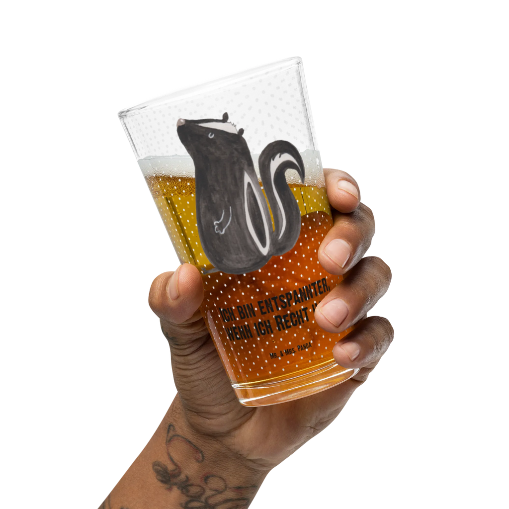 Szklanka do picia premium skunks siedzenie Stinktier, Skunk