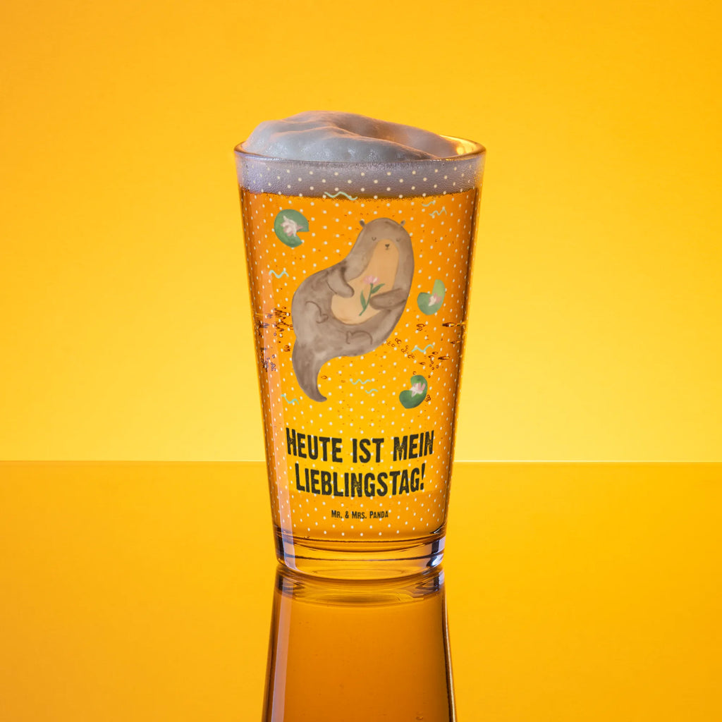 Szklanka do picia premium wydra lilia wodna Kuna, wydra, morska wydra