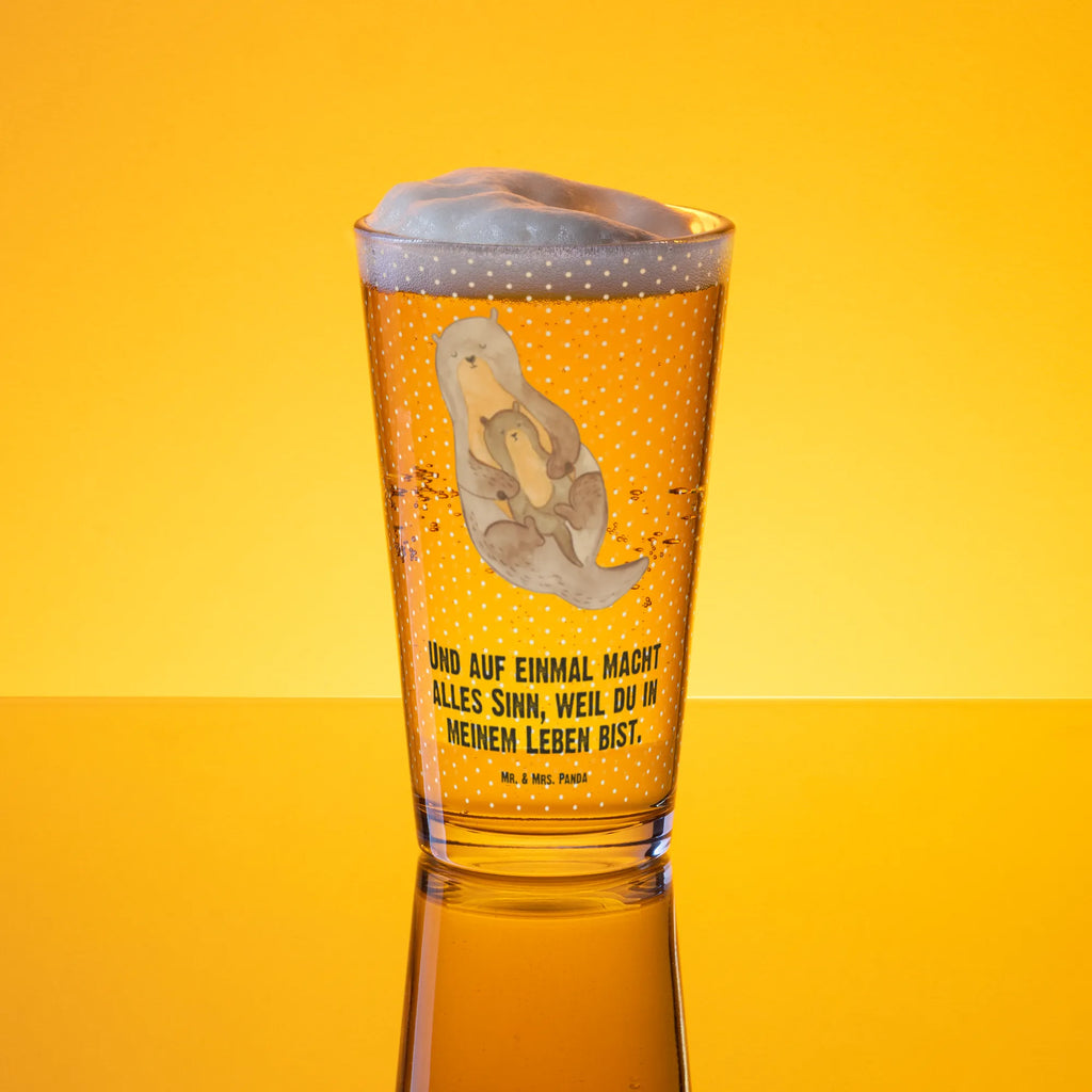 Szklanka do picia premium wydra dziecko Kuna, wydra, morska wydra