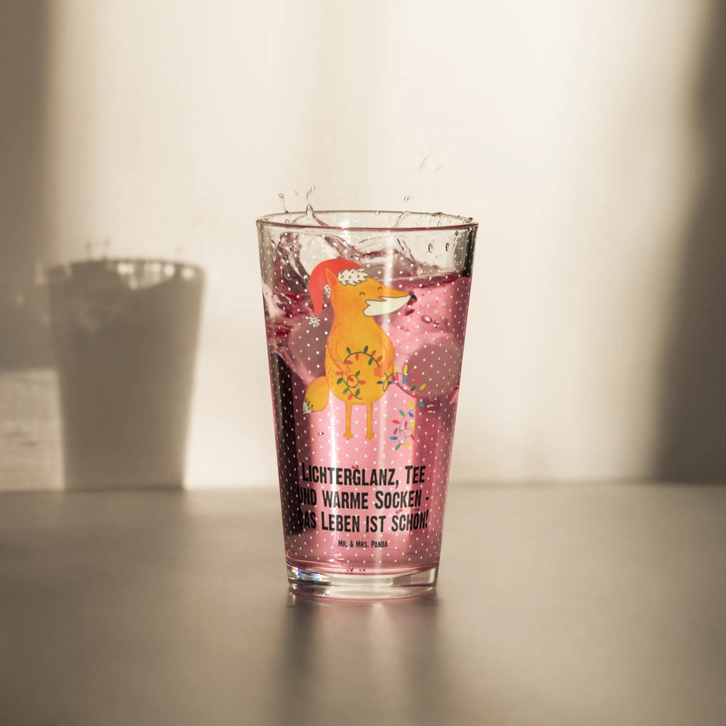 Szklanka do picia premium lis Boże Narodzenie Zima, Boże Narodzenie, dekoracje świąteczne, Mikołaj, Adwent, Wigilia, zimowy motyw