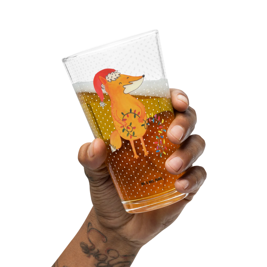 Szklanka do picia premium lis Boże Narodzenie Zima, Boże Narodzenie, dekoracje świąteczne, Mikołaj, Adwent, Wigilia, zimowy motyw