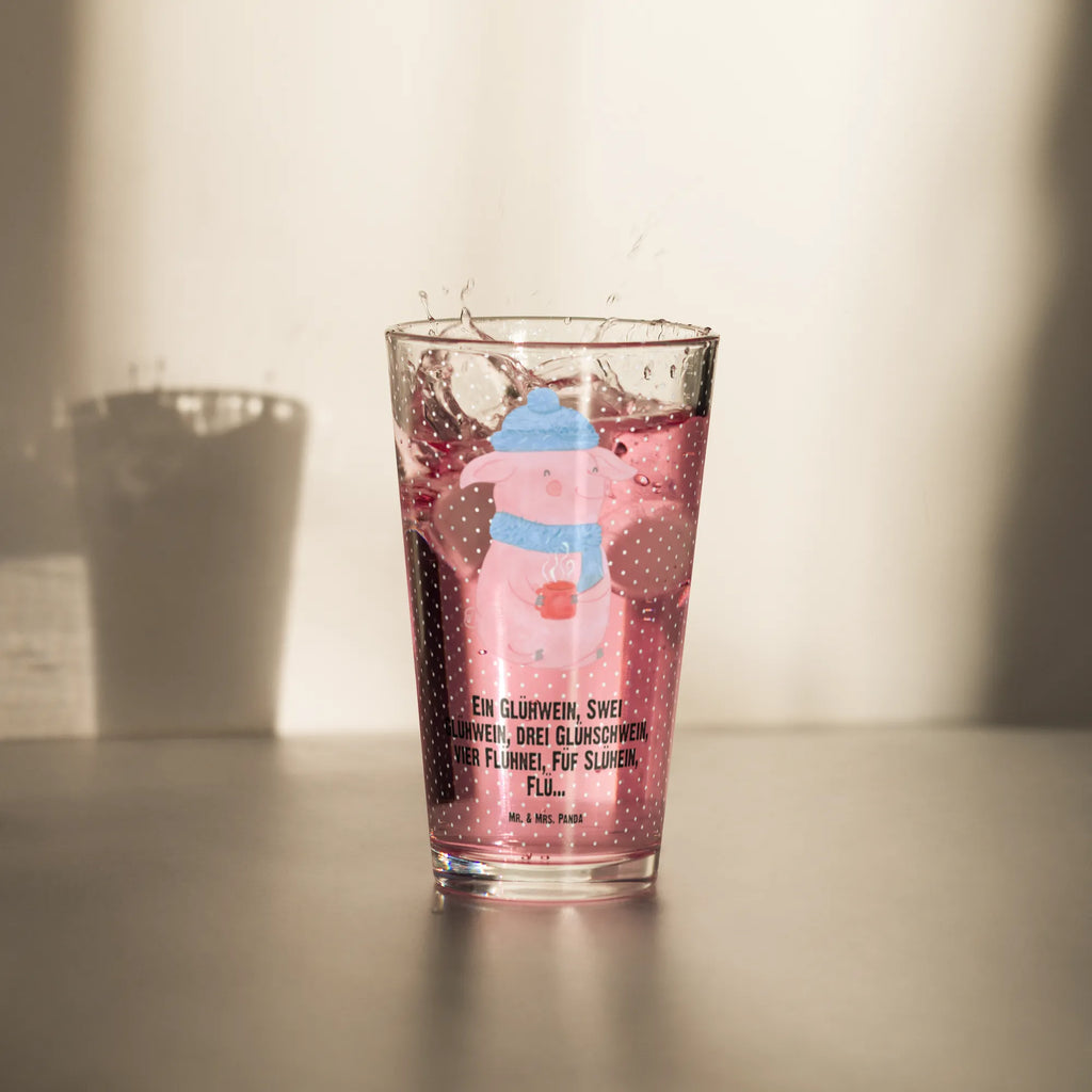 Premium drinking glass piggy Mulled wine cocktail glass, lead-free crystal glass, premium glassware, stemware, beer glass, glass, tumbler, water glass, highball glass, luxury drinking glass, drinking glass, dishwasher safe glass, pint glass, barware, Winter, Christmas, Christmas time, snow, saying, drunk, mulled wine, Christmas market
