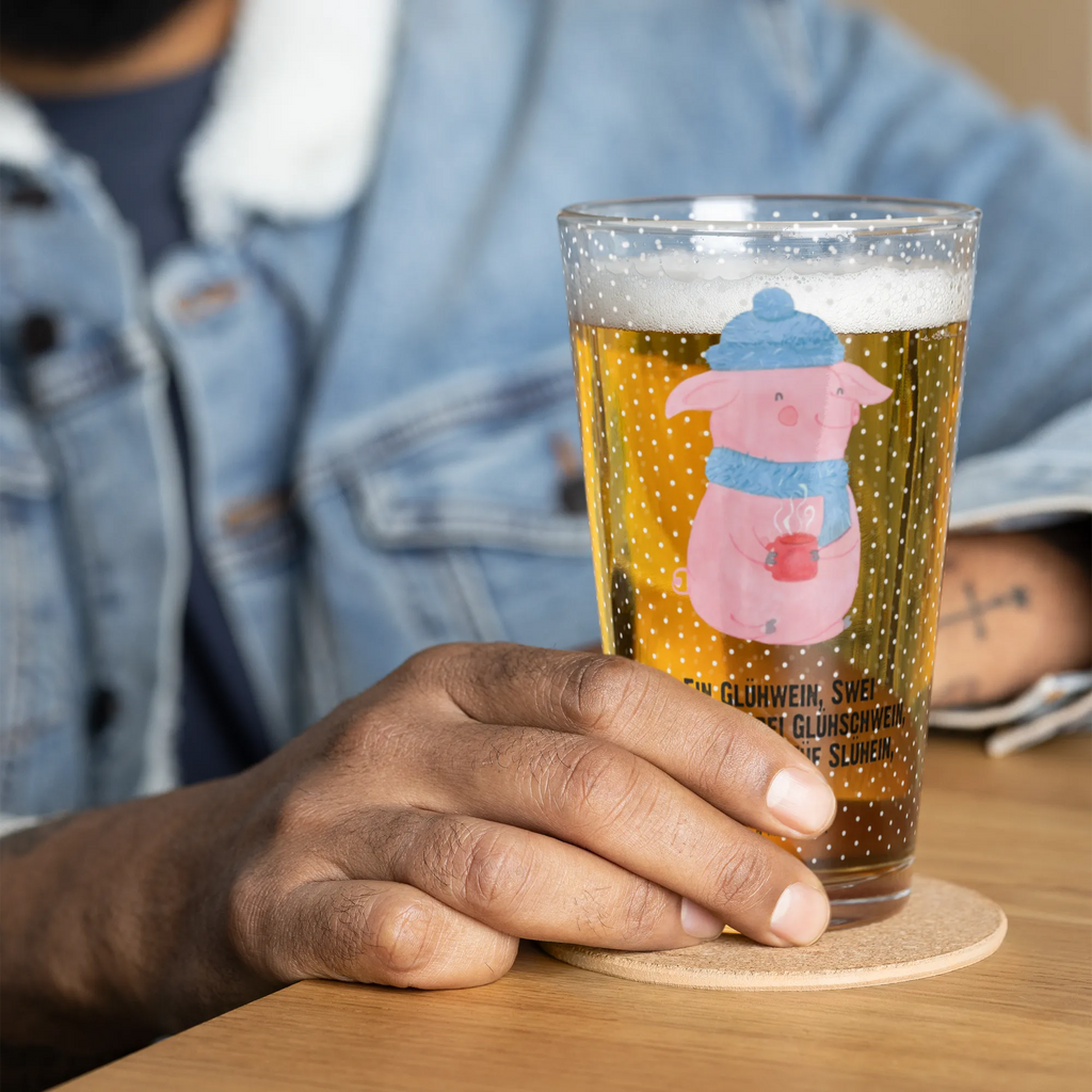 Premium drinking glass piggy Mulled wine cocktail glass, lead-free crystal glass, premium glassware, stemware, beer glass, glass, tumbler, water glass, highball glass, luxury drinking glass, drinking glass, dishwasher safe glass, pint glass, barware, Winter, Christmas, Christmas time, snow, saying, drunk, mulled wine, Christmas market