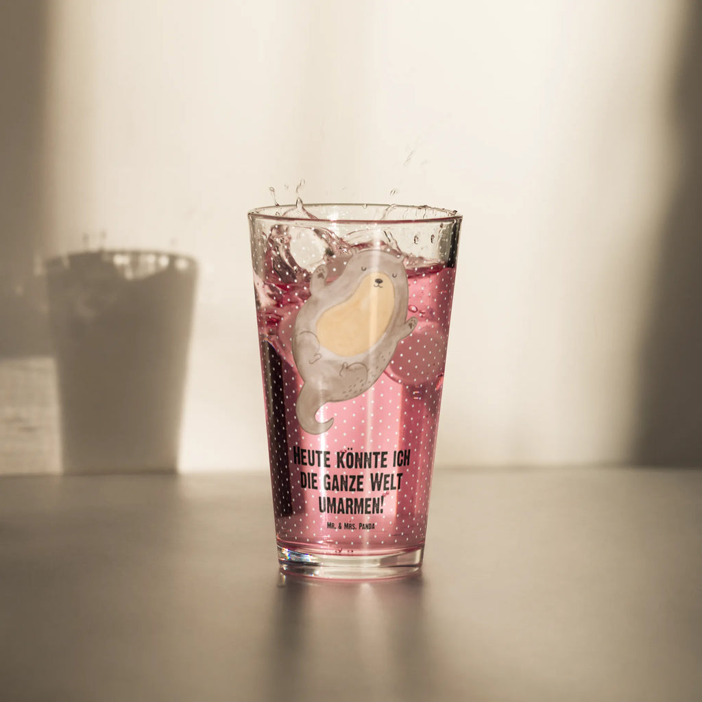 Szklanka do picia premium wydra Przytulić Kuna, wydra, morska wydra