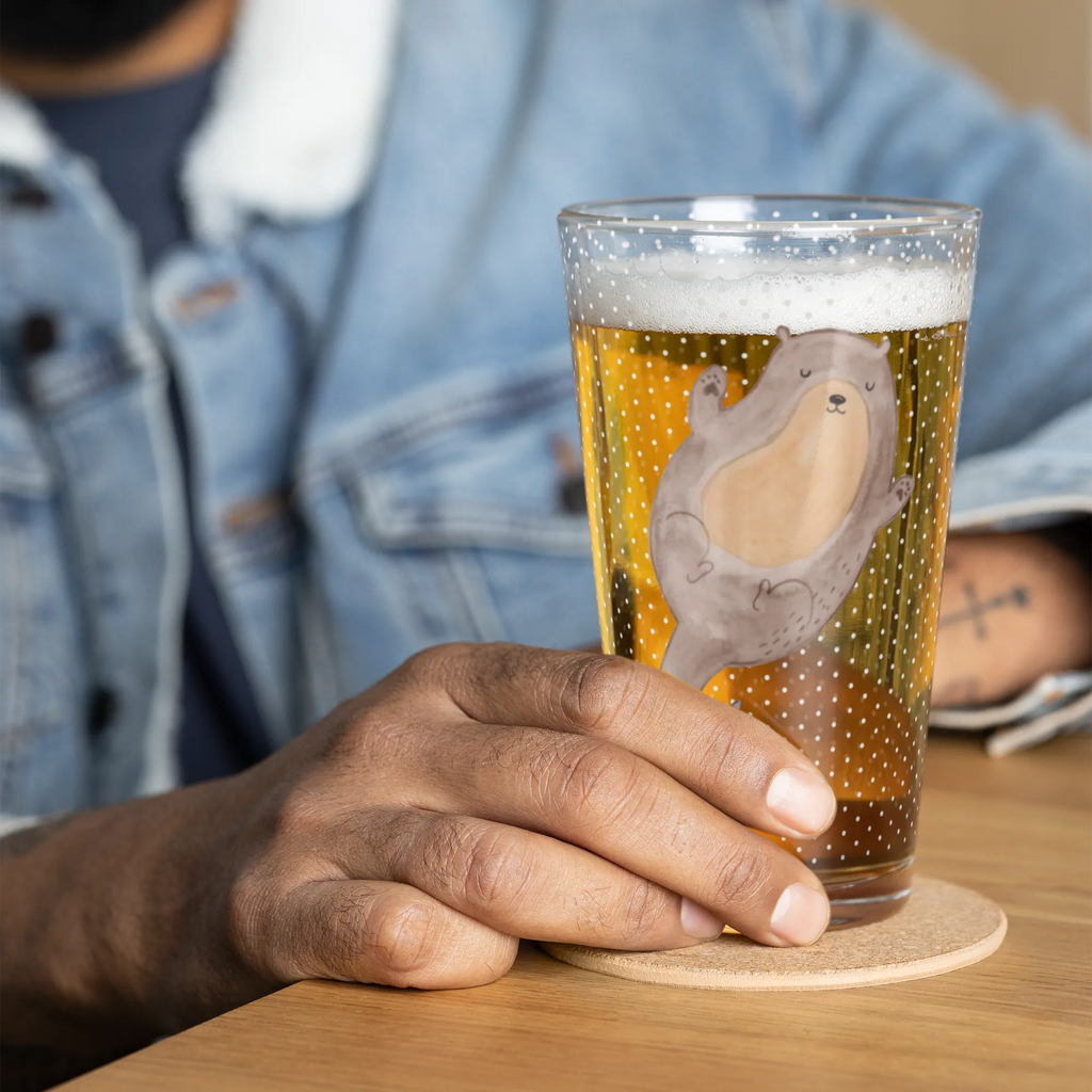 Szklanka do picia premium wydra Przytulić Kuna, wydra, morska wydra