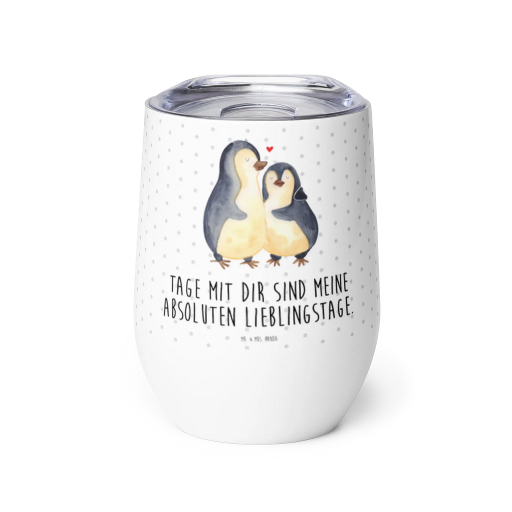 Wine cup Penguin embrace portable wine cup, stemless wine glasses, wine glasses, drinking cup, hot drinks, wine goblet, wine travel tumbler, premium wine tumbler, insulated tumbler, mulled wine cup, wine tumbler, Penguin, North Pole, Winter, Penguins, wedding gift, proof of love, lovers, wedding day, love gift, engagement, anniversary, wedding, love, penguin