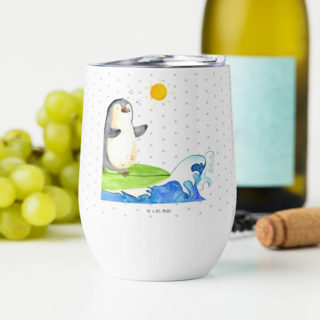 Kieliszek do wina Pingwin surfista Pinguin