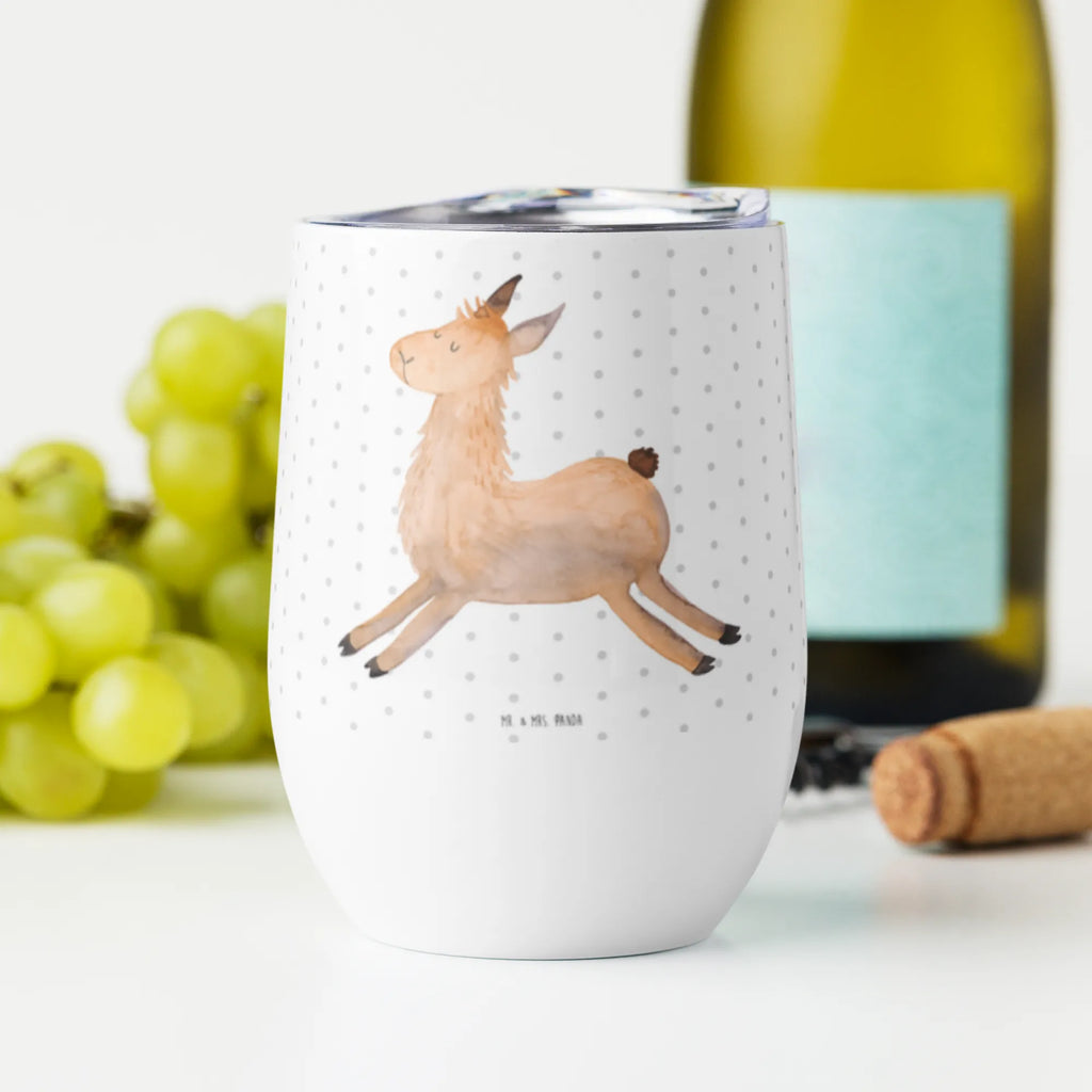 Wine cup lama Jump wine glasses, wine travel tumbler, hot drinks, insulated tumbler, mulled wine cup, wine goblet, premium wine tumbler, drinking cup, wine tumbler, portable wine cup, stemless wine glasses, Llama, llama, alpaca, trendy animal, happy day, start, graduation, new start, girlfriend, luck, Lama, favourite day, heartache, good morning, happy, llamas, exam