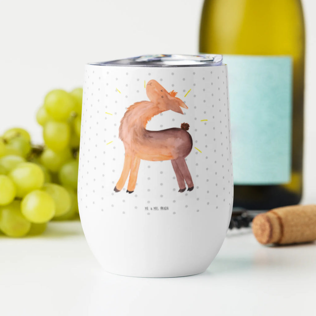 Kieliszek do wina lama Dumny Lama, Alpaka