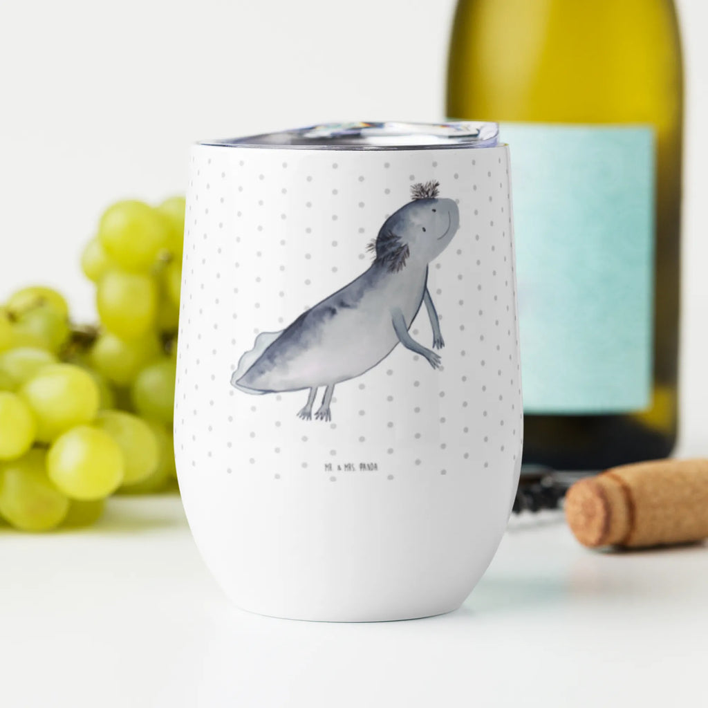 Kieliszek do wina ajolotl pływanie Axolotl, Molch