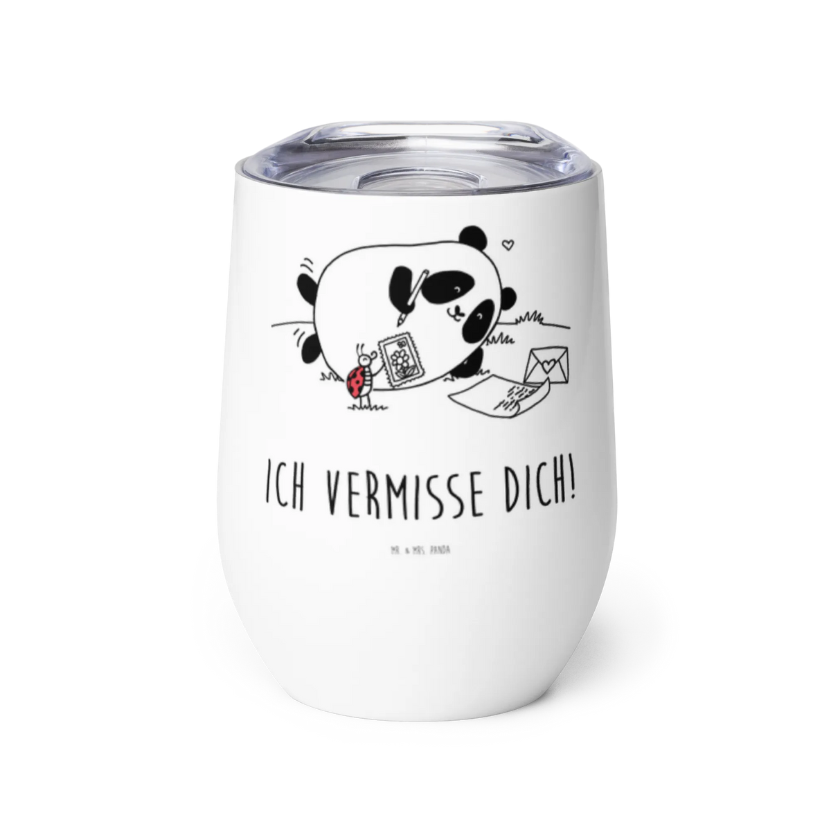 Wine cup Panda Missing insulated tumbler, premium wine tumbler, wine glasses, wine tumbler, wine travel tumbler, wine goblet, mulled wine cup, portable wine cup, stemless wine glasses, drinking cup, hot drinks