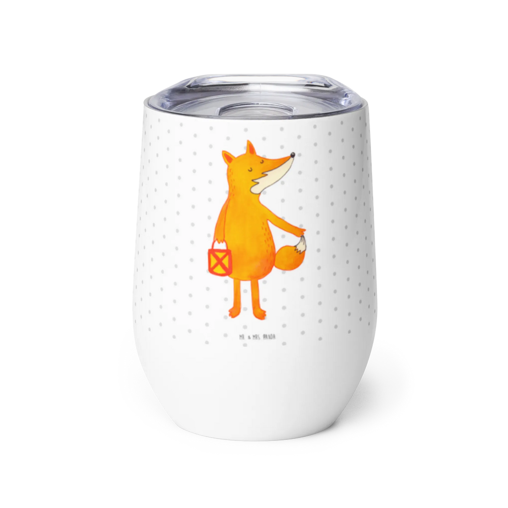 Wine cup Fox Lantern wine tumbler, drinking cup, portable wine cup, stemless wine glasses, wine travel tumbler, premium wine tumbler, insulated tumbler, wine goblet, hot drinks, mulled wine cup, wine glasses, fox, foxes, forest wildlife, clever as a fox, animal lover, Saint Martin, Caesar Otto Hugo Flaischlen, Lantern parade, Cheer up, Fox, Lovesickness Spell, Spell comforting, Foxes, Lantern