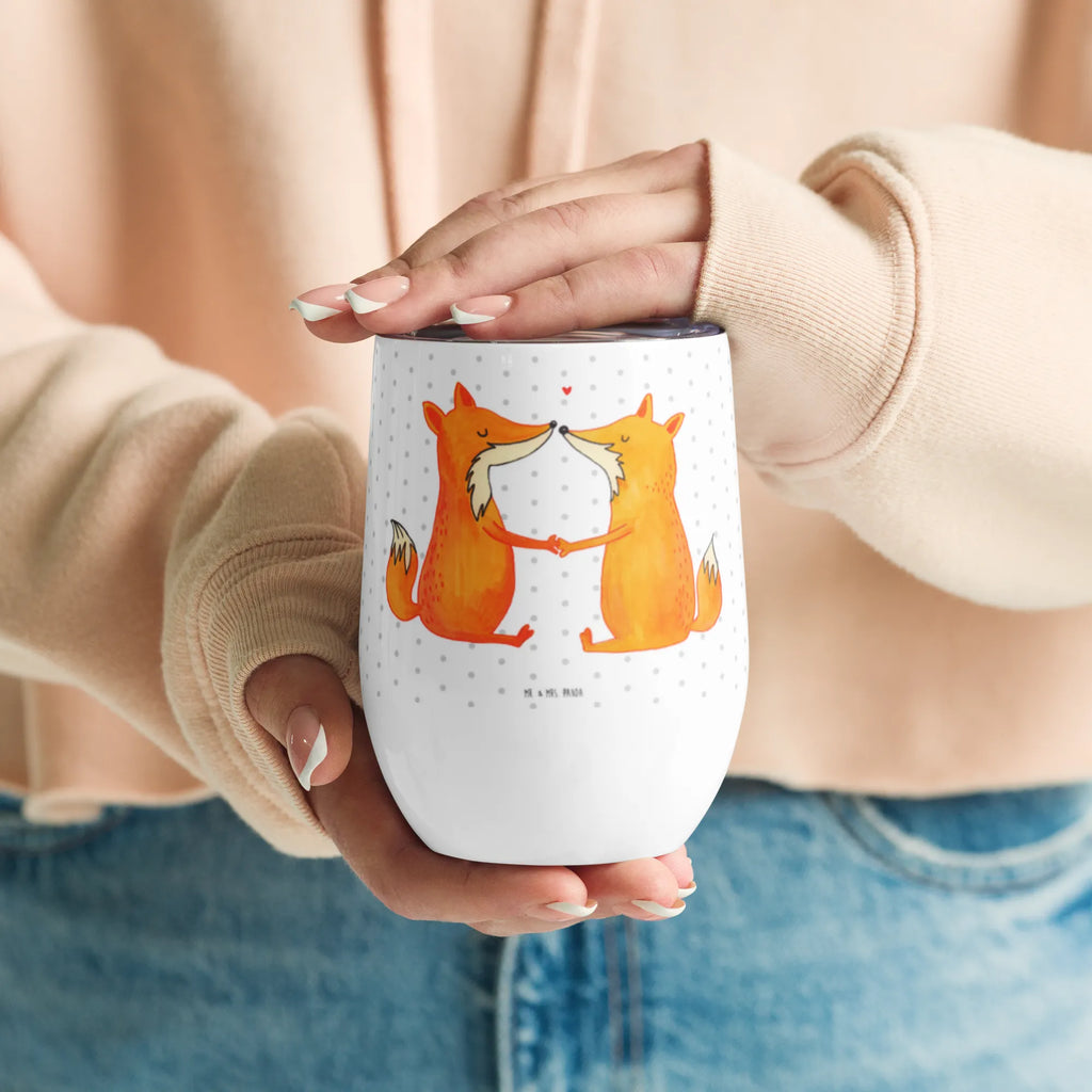 Wine cup foxes Love wine travel tumbler, portable wine cup, wine glasses, mulled wine cup, insulated tumbler, wine goblet, stemless wine glasses, hot drinks, wine tumbler, drinking cup, premium wine tumbler, fox, foxes, forest wildlife, clever as a fox, animal lover, love, boyfriend, fiancée, husband, partner, couple, proof of love, marriage, wife, lovers, girlfriend