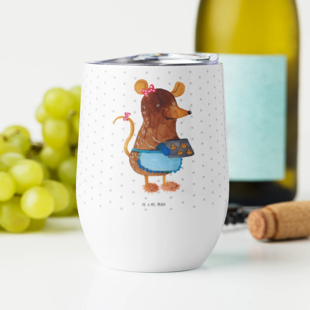 Kieliszek do wina Mysz ciastka Zima, Boże Narodzenie, dekoracje świąteczne, Mikołaj, Adwent, Wigilia, zimowy motyw