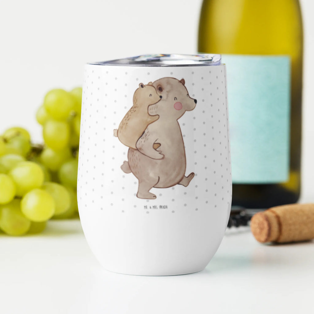 Wine cup Papa Bear insulated tumbler, stemless wine glasses, portable wine cup, wine tumbler, premium wine tumbler, mulled wine cup, hot drinks, wine glasses, wine travel tumbler, wine goblet, drinking cup, Family, Father's Day, Mother's Day, brother, sister, Mom, Dad, father's day, daddy, present, uncle, birthday, dad